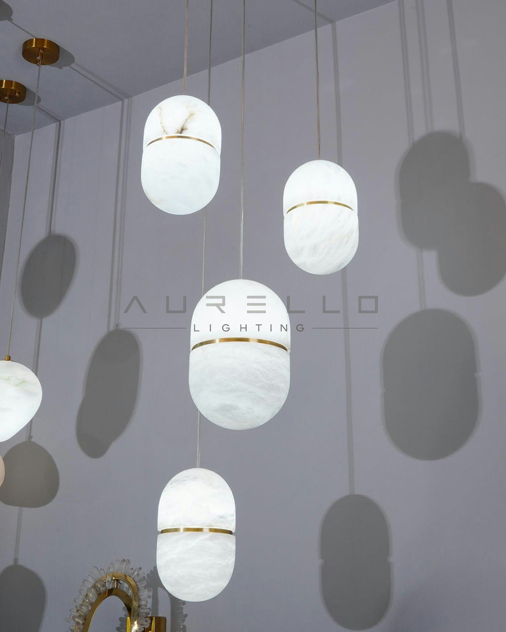 YUM Alabaster Pendant Light