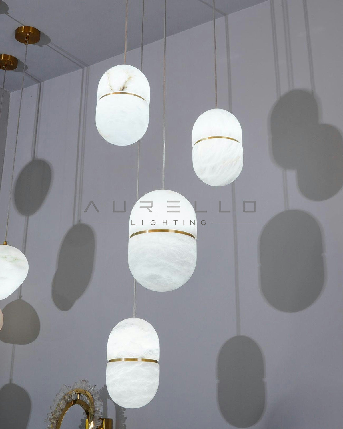 YUM Alabaster Pendant Light
