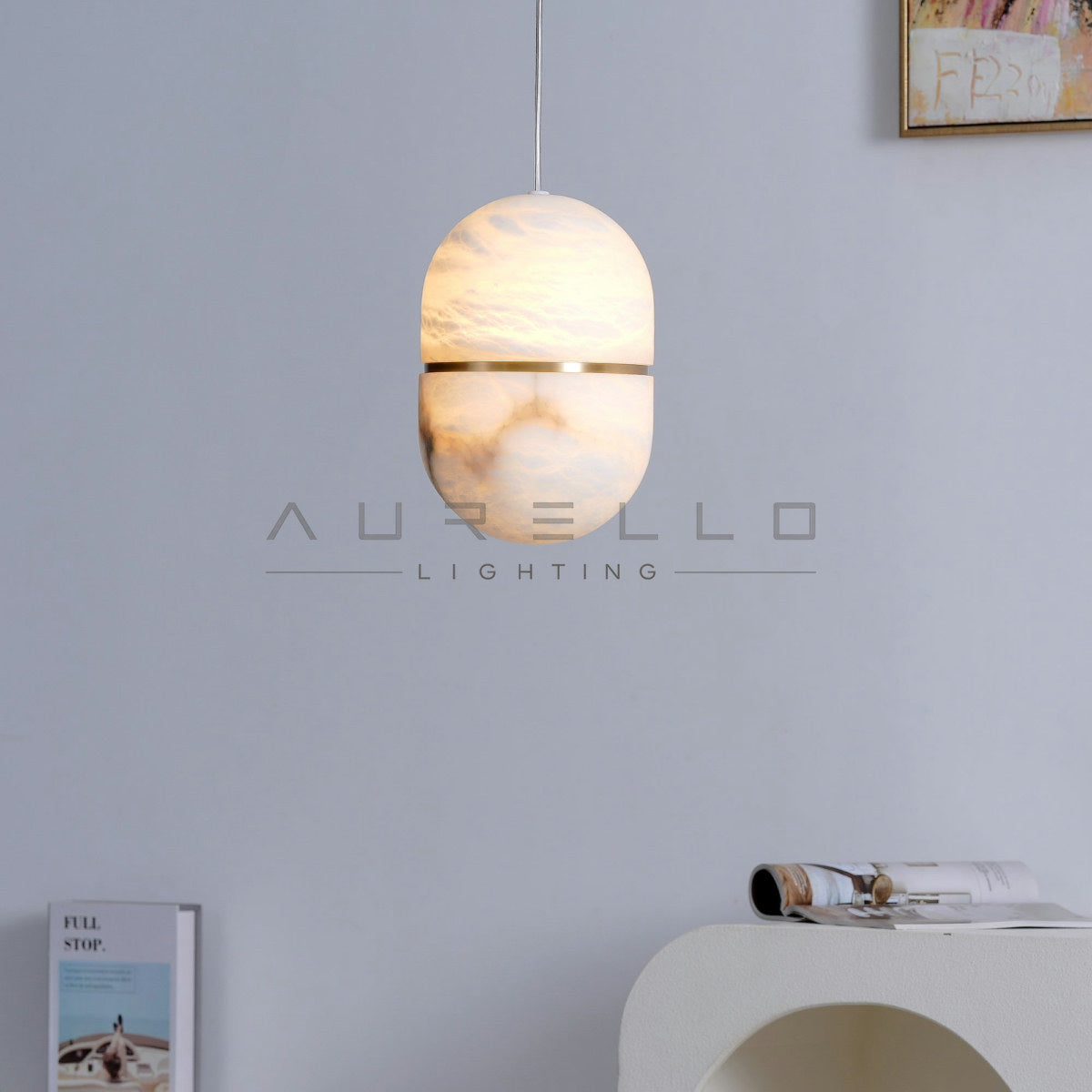YUM Alabaster Pendant Light