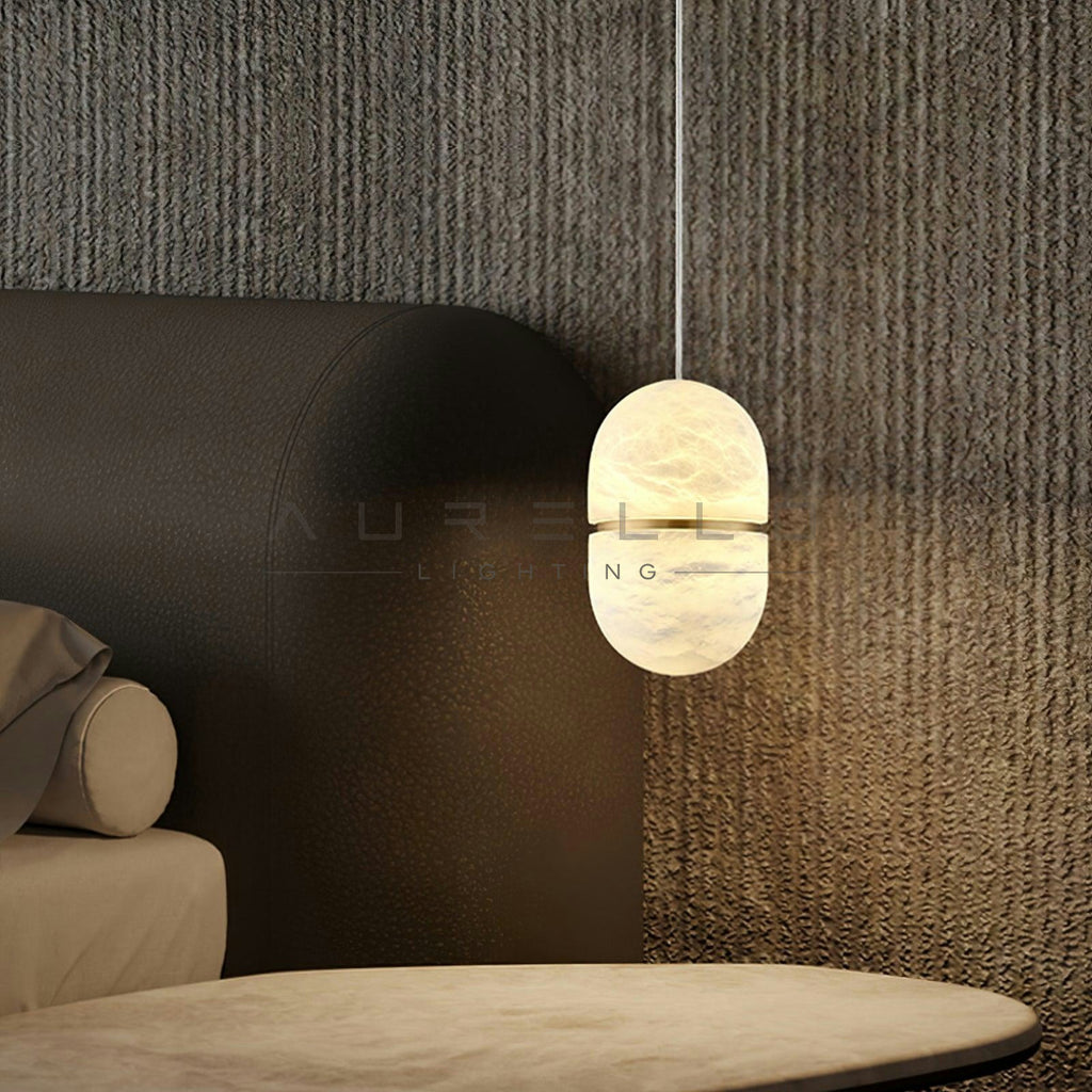 YUM Alabaster Pendant Light