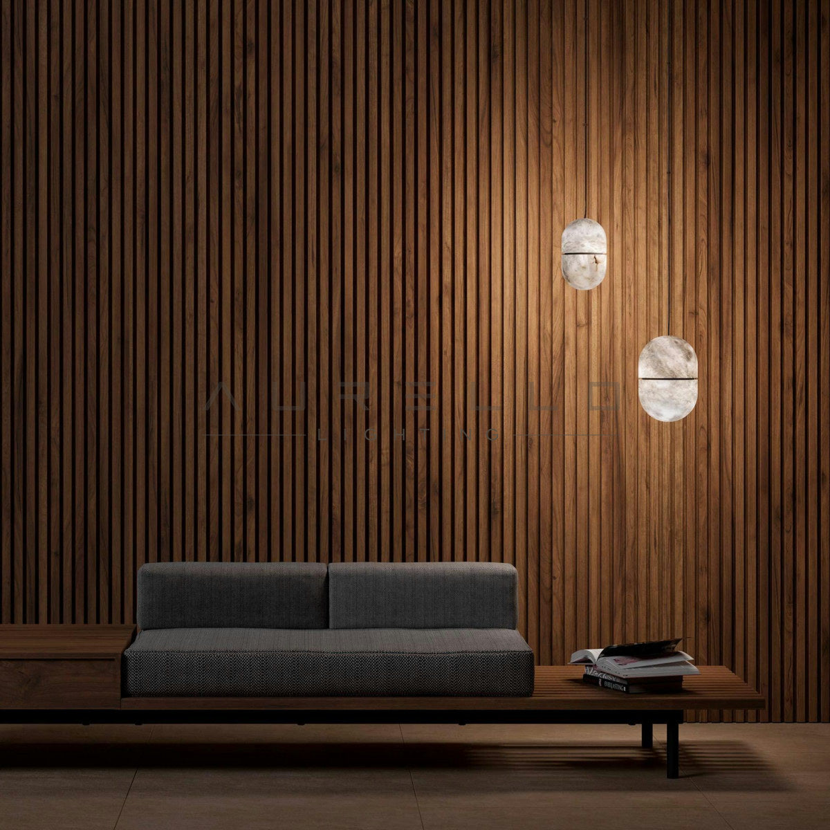 YUM Alabaster Pendant Light
