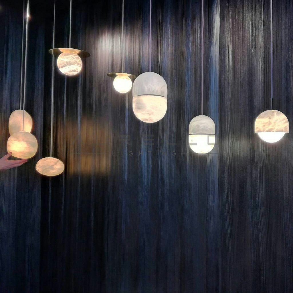 YUM Alabaster Pendant Light