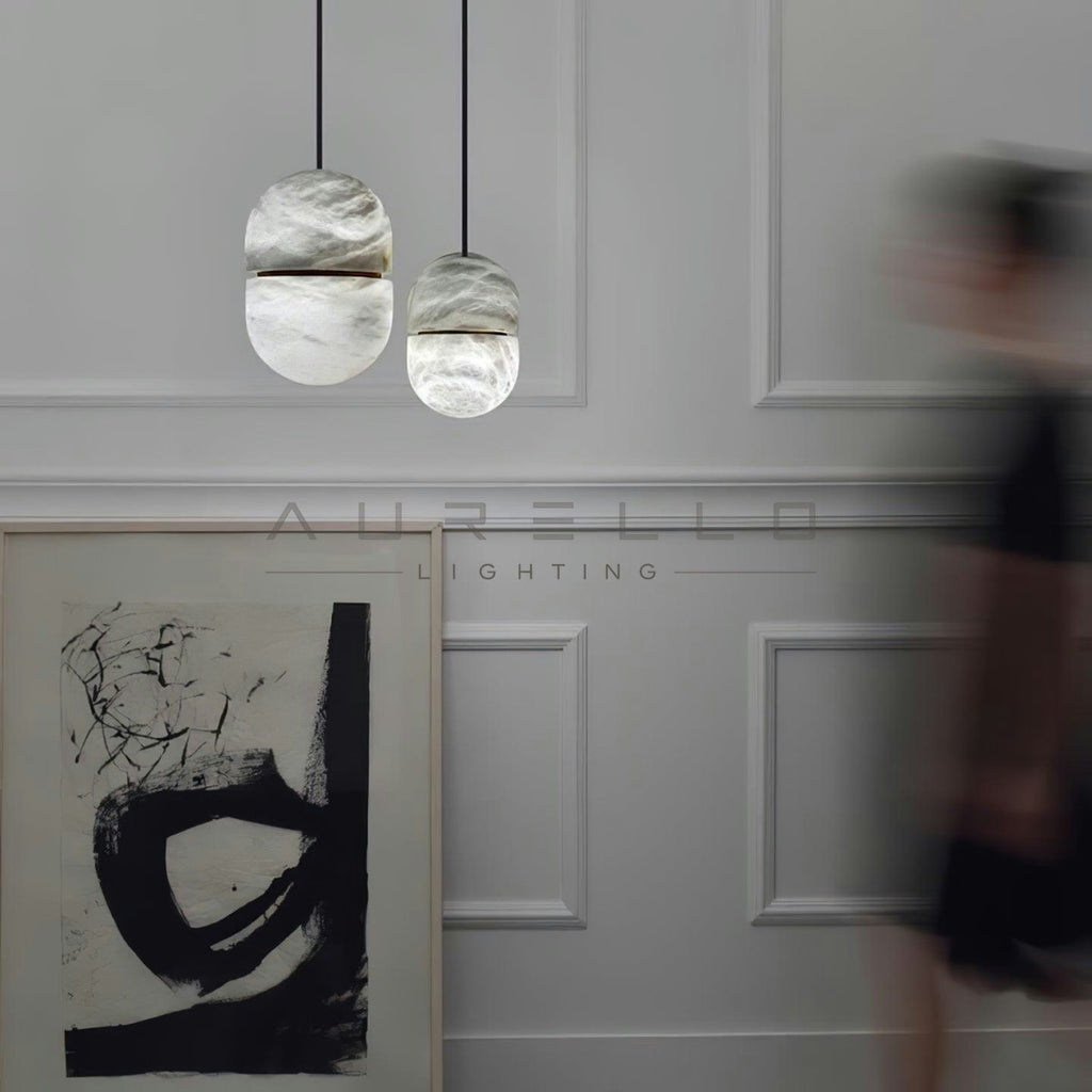 YUM Alabaster Pendant Light