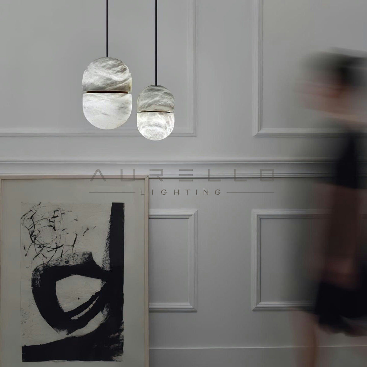 YUM Alabaster Pendant Light