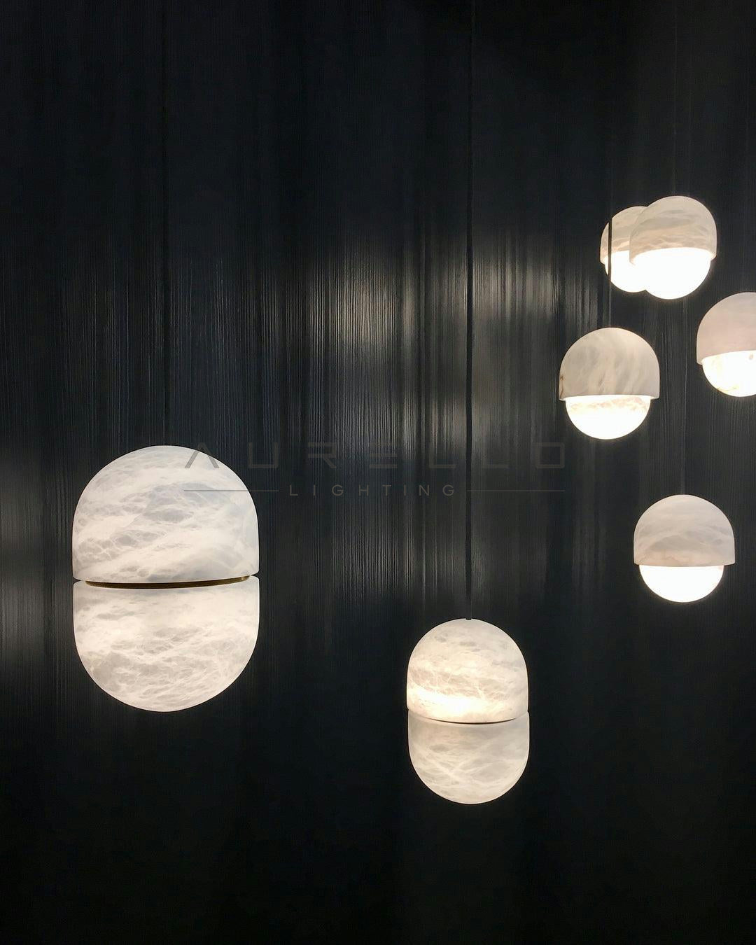 YUM Alabaster Pendant Light