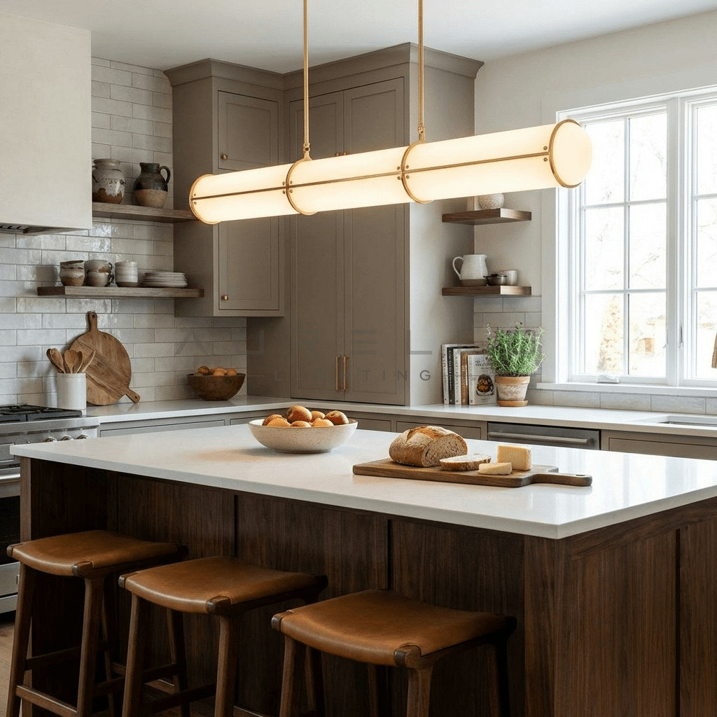 Cylindrical Endless Pendant Light