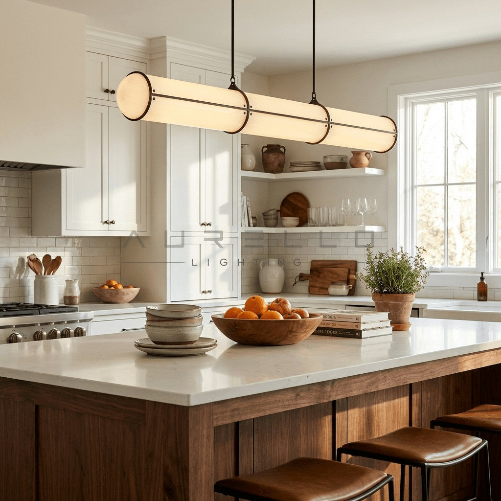 Cylindrical Endless Pendant Light