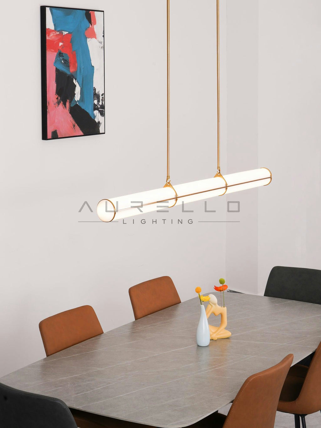 Cylindrical Endless Pendant Light