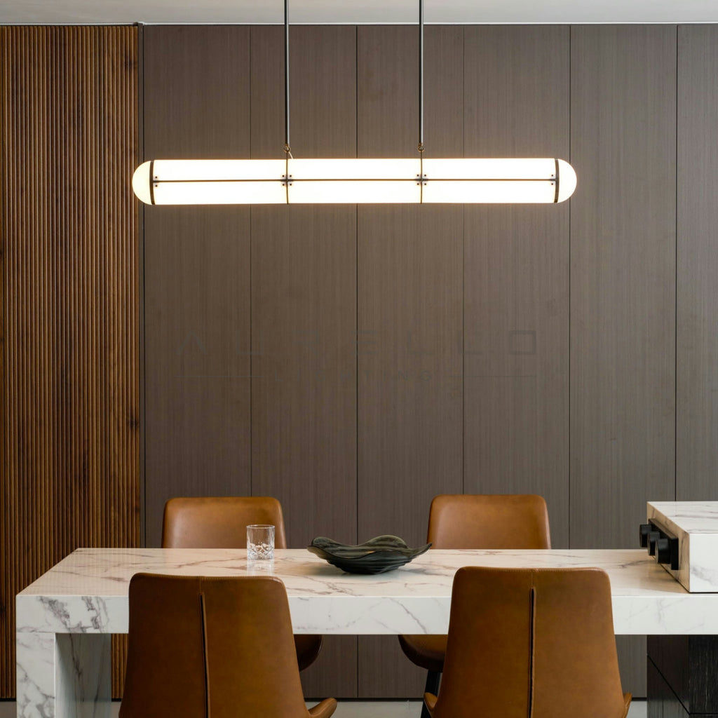 Cylindrical Endless Pendant Light