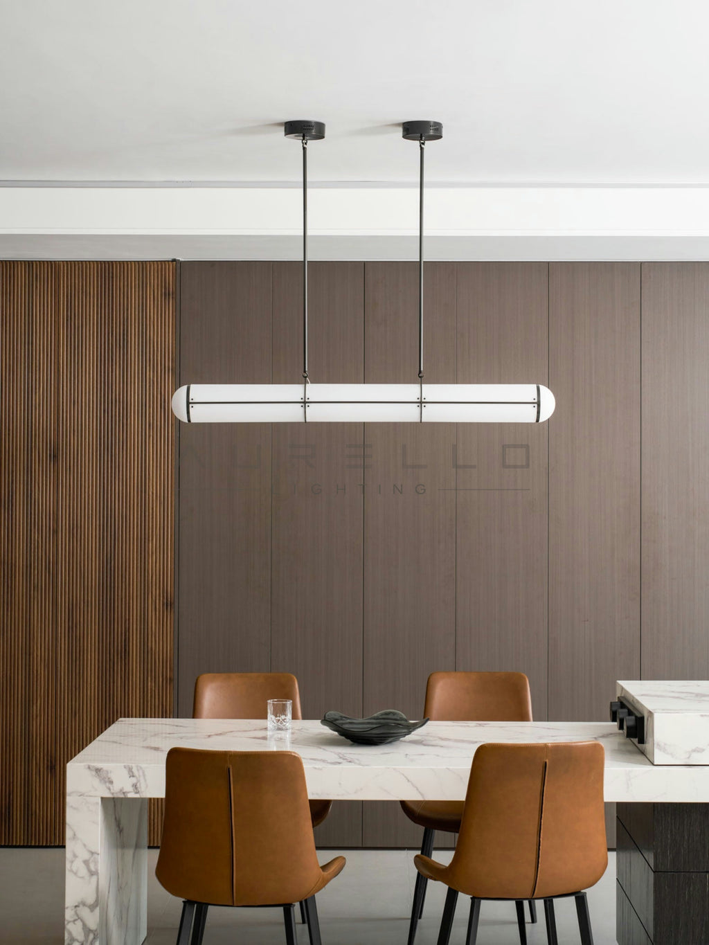 Cylindrical Endless Pendant Light