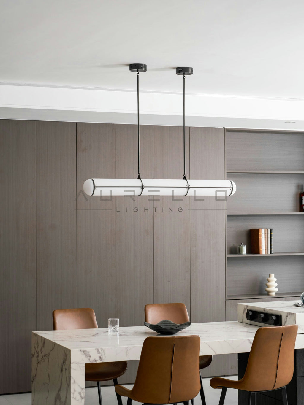 Cylindrical Endless Pendant Light