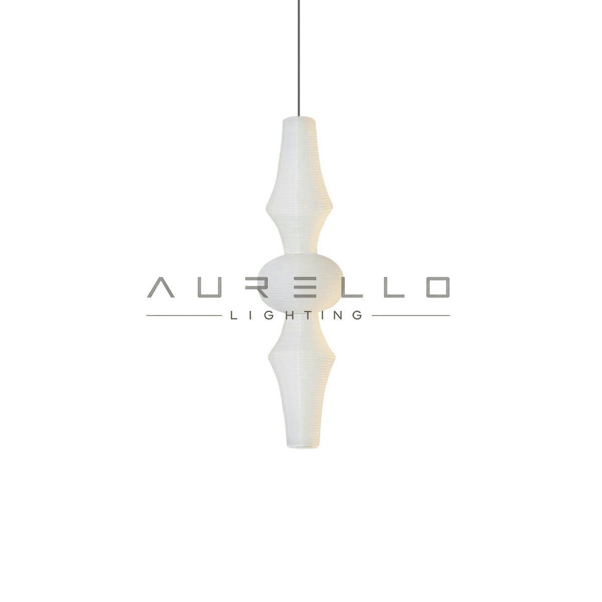 Washi Paper E Pendant Light