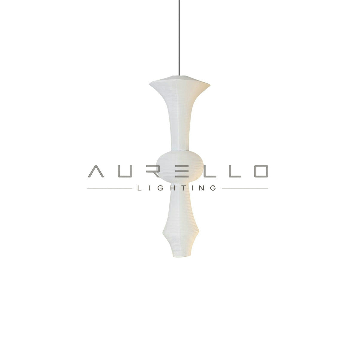 Washi Paper E Pendant Light