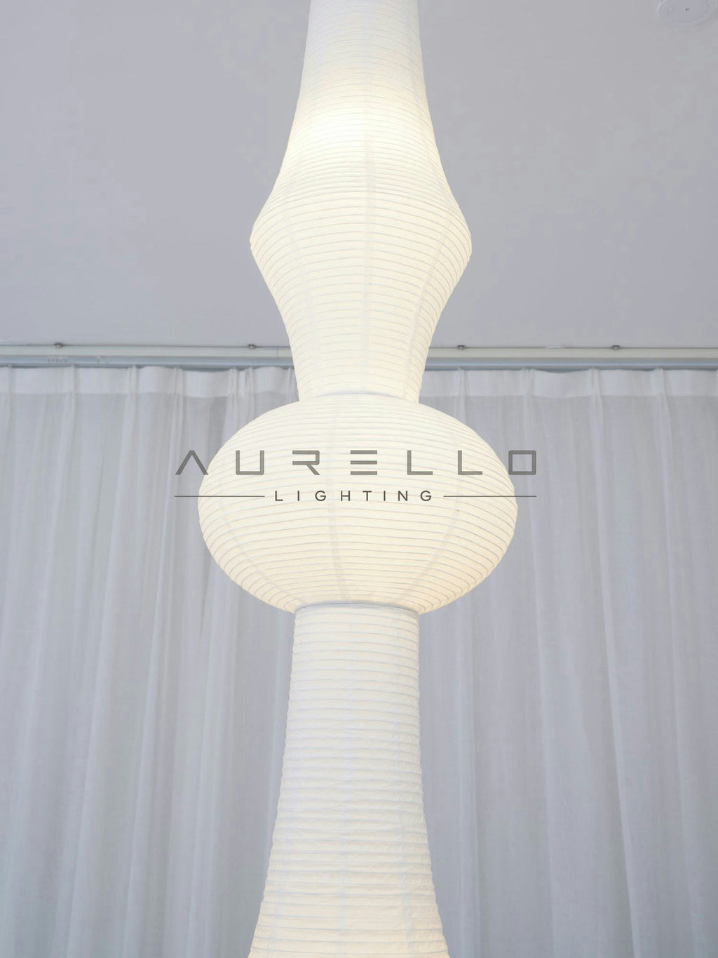 Washi Paper E Pendant Light