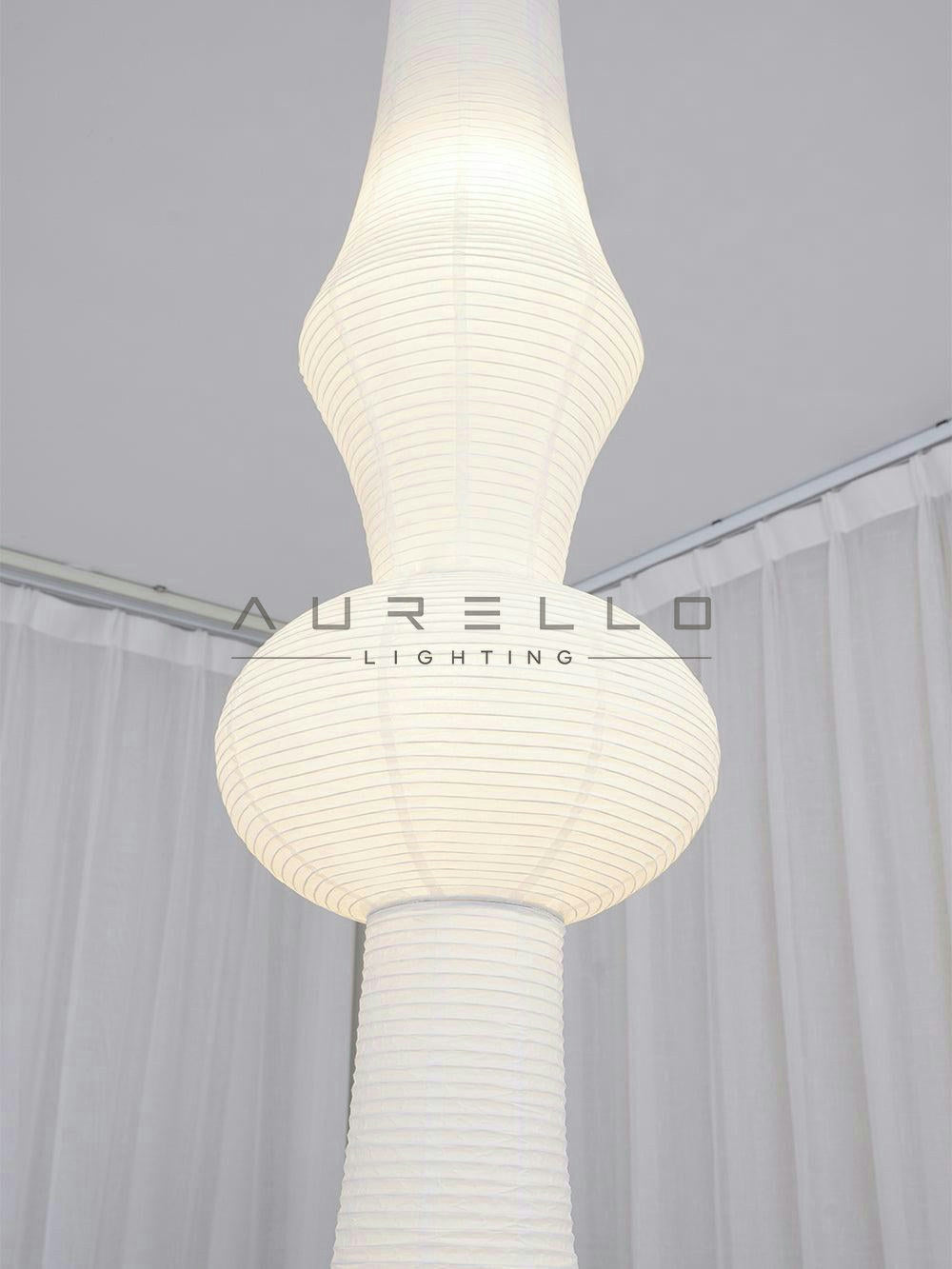 Washi Paper E Pendant Light