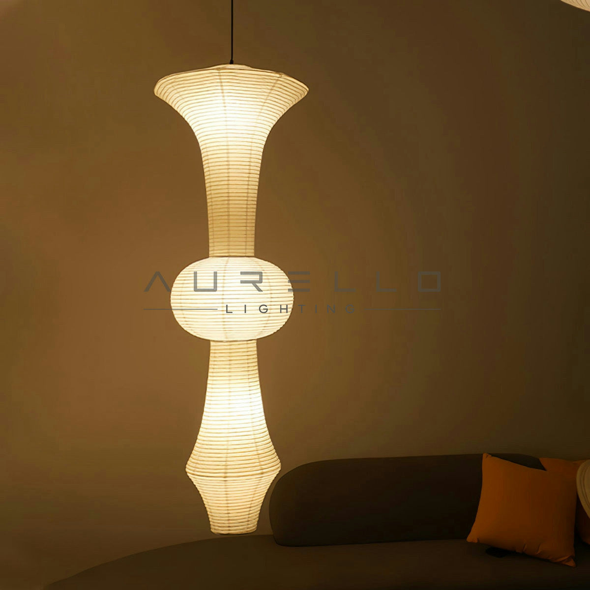 Washi Paper E Pendant Light