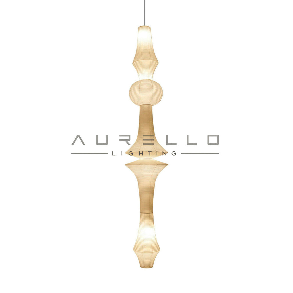 Washi Paper E Pendant Light