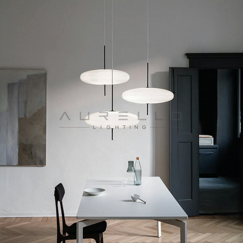 Opal Disc Suspension Lamp