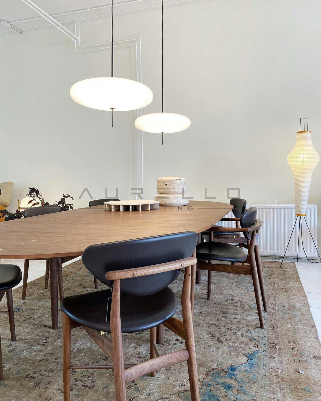 Opal Disc Suspension Lamp