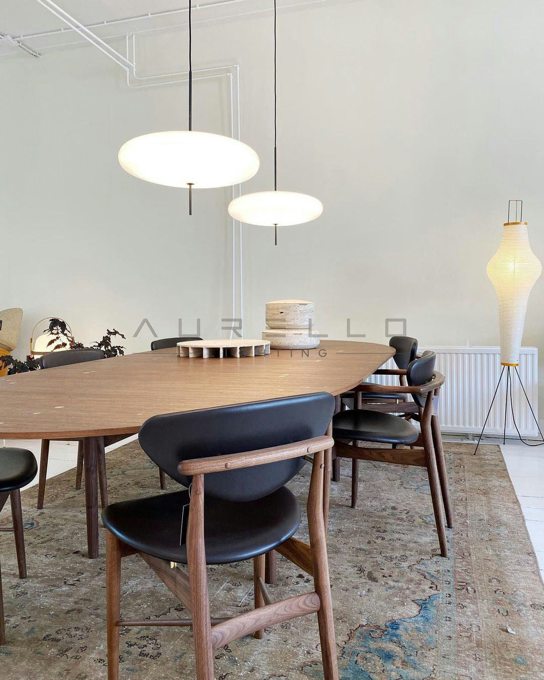 Opal Disc Suspension Lamp