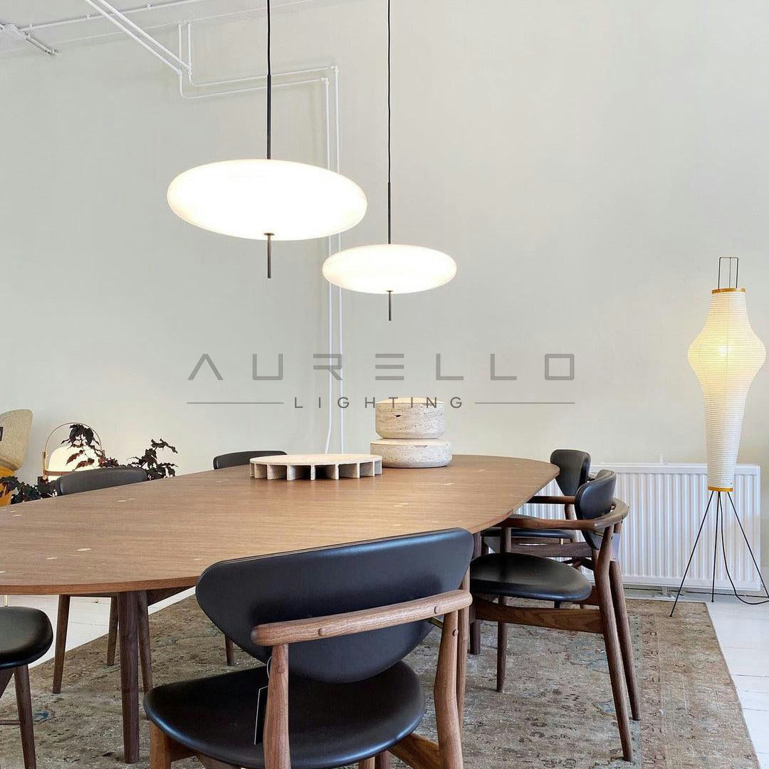 Opal Disc Suspension Lamp