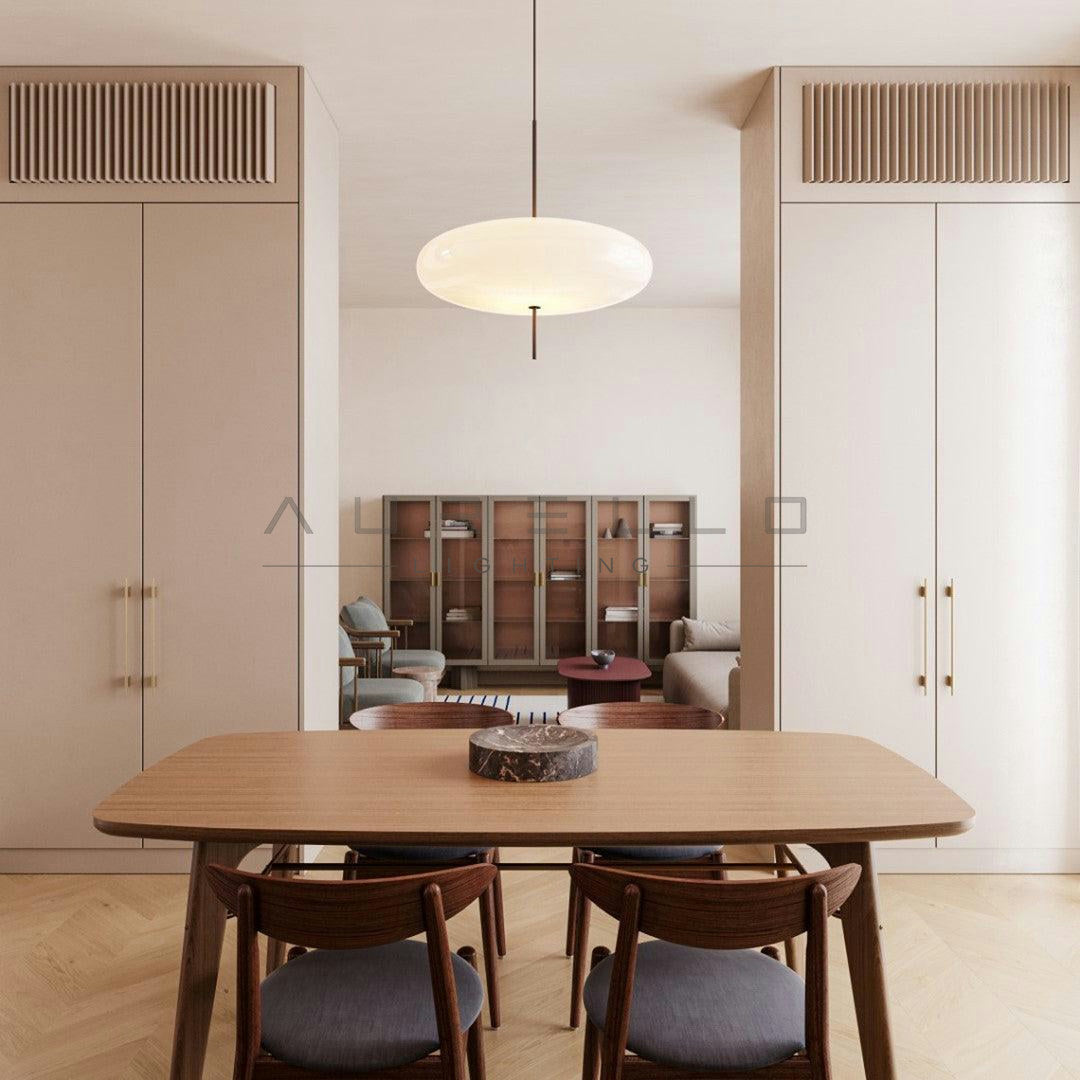 Opal Disc Suspension Lamp