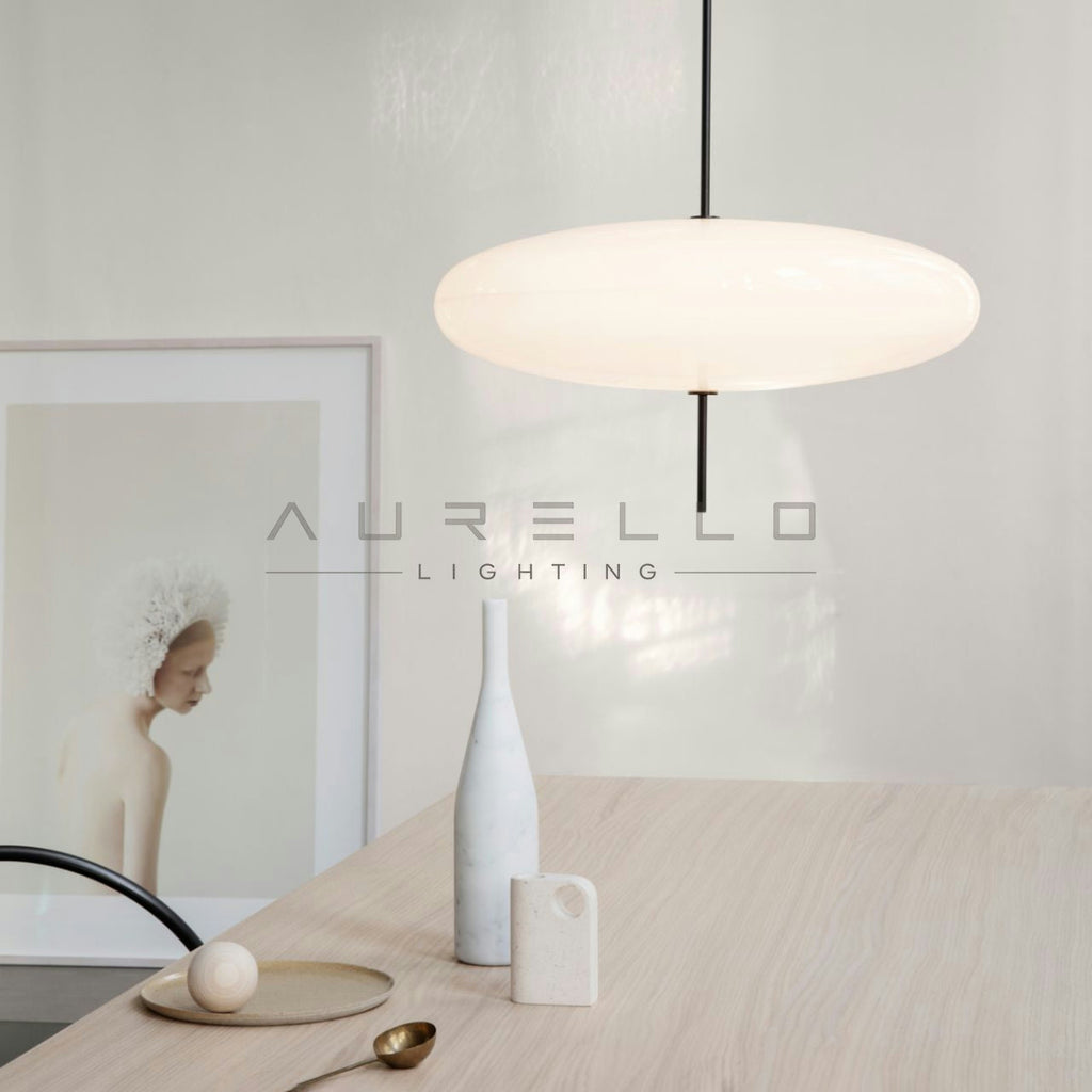 Opal Disc Suspension Lamp