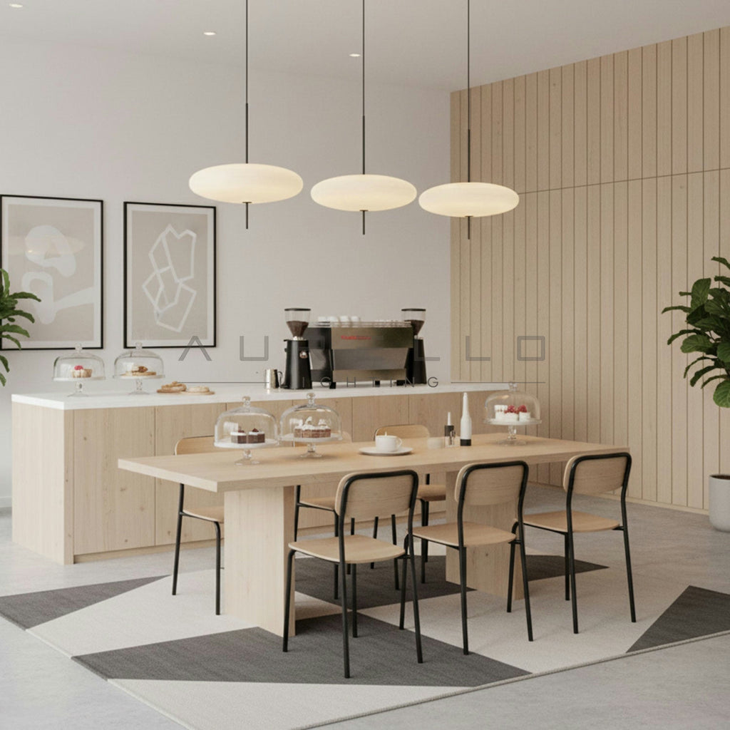 Opal Disc Suspension Lamp