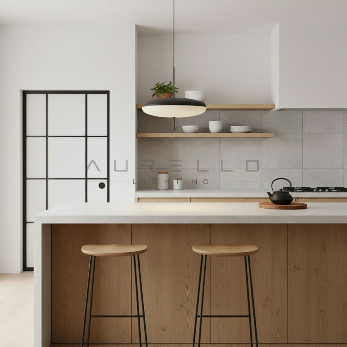 Opal Disc Suspension Lamp