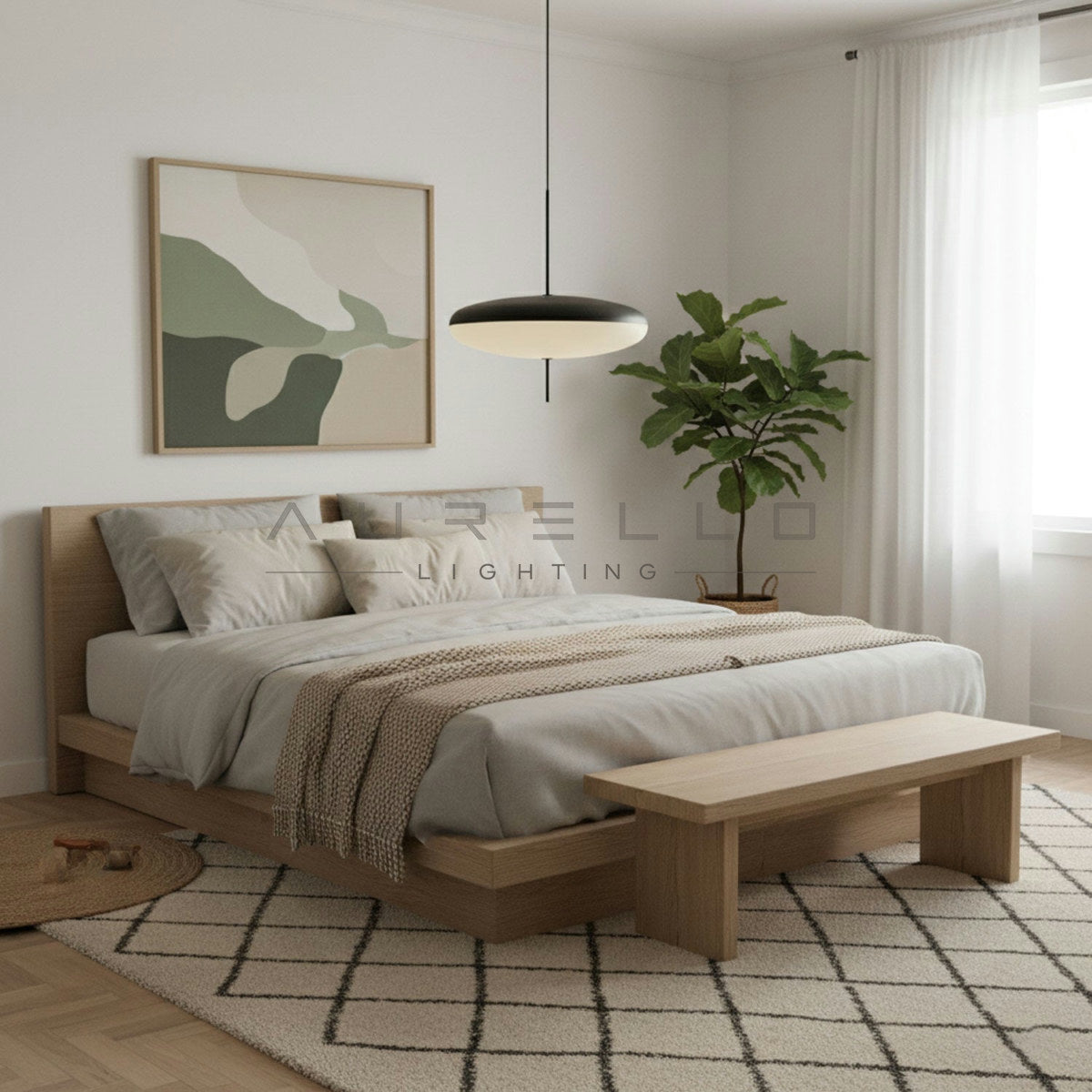 Opal Disc Suspension Lamp