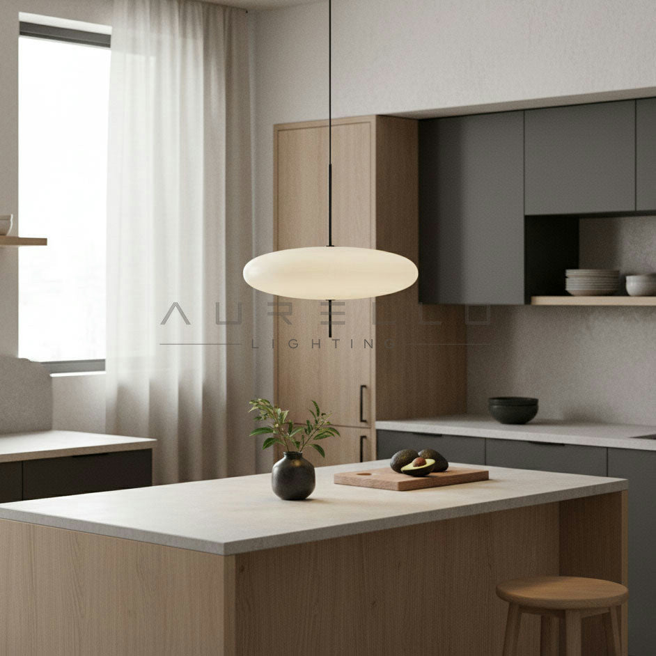 Opal Disc Suspension Lamp