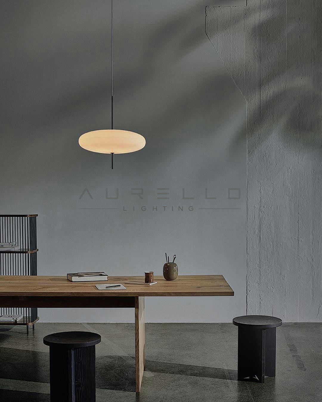 Opal Disc Suspension Lamp