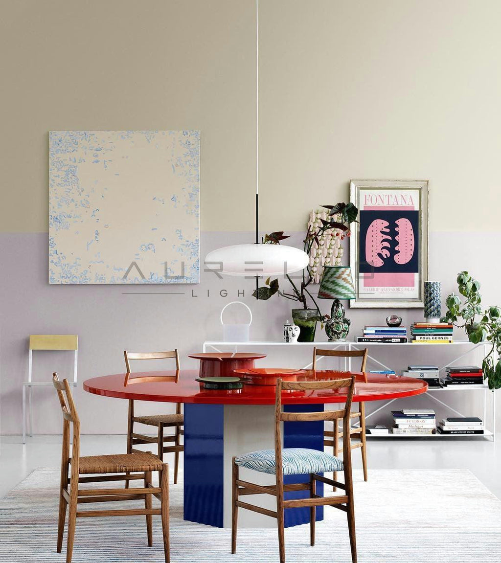 Opal Disc Suspension Lamp
