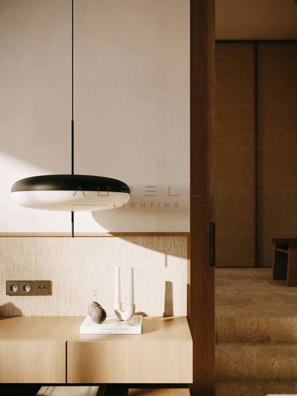 Opal Disc Suspension Lamp