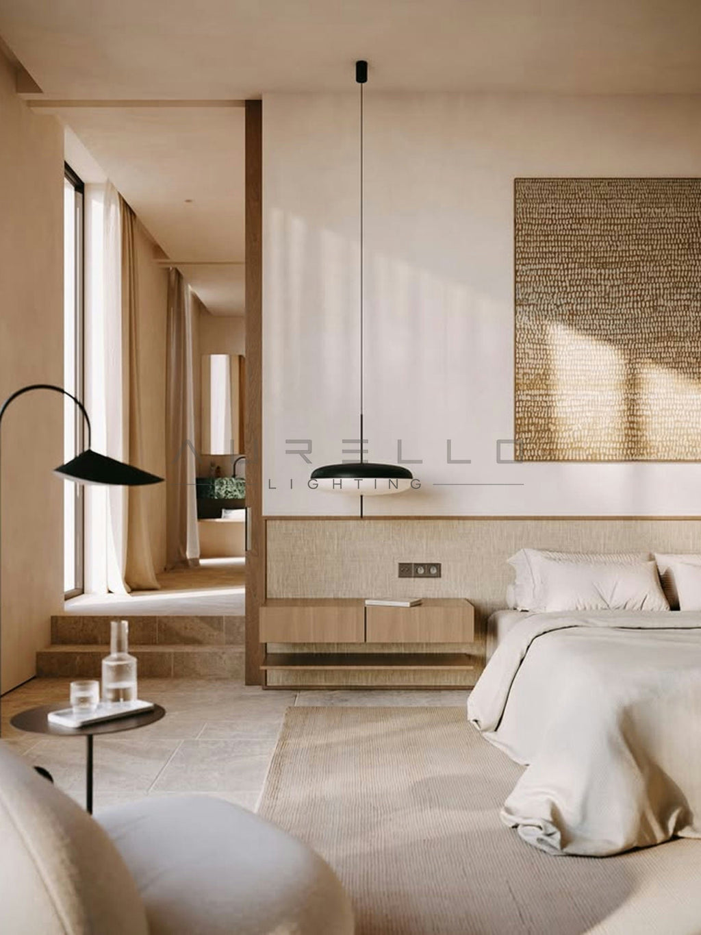Opal Disc Suspension Lamp