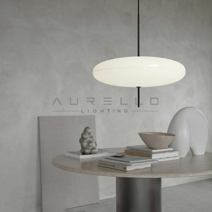 Opal Disc Suspension Lamp