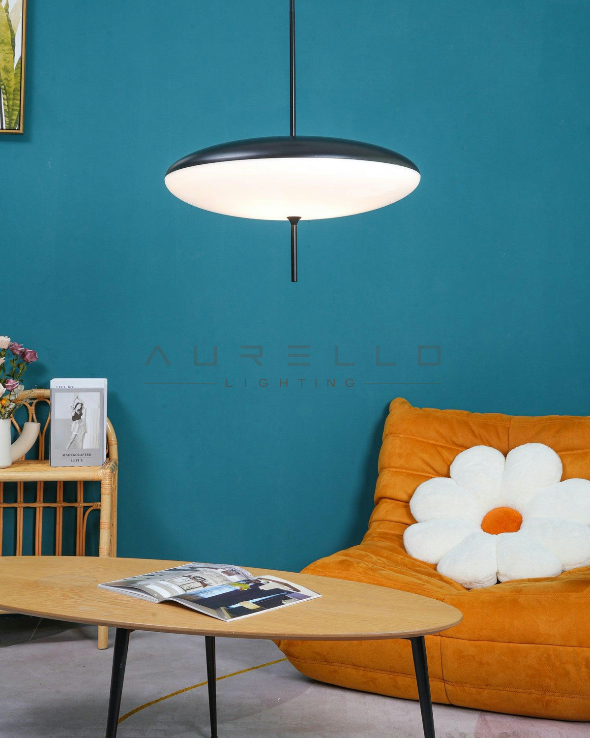 Opal Disc Suspension Lamp