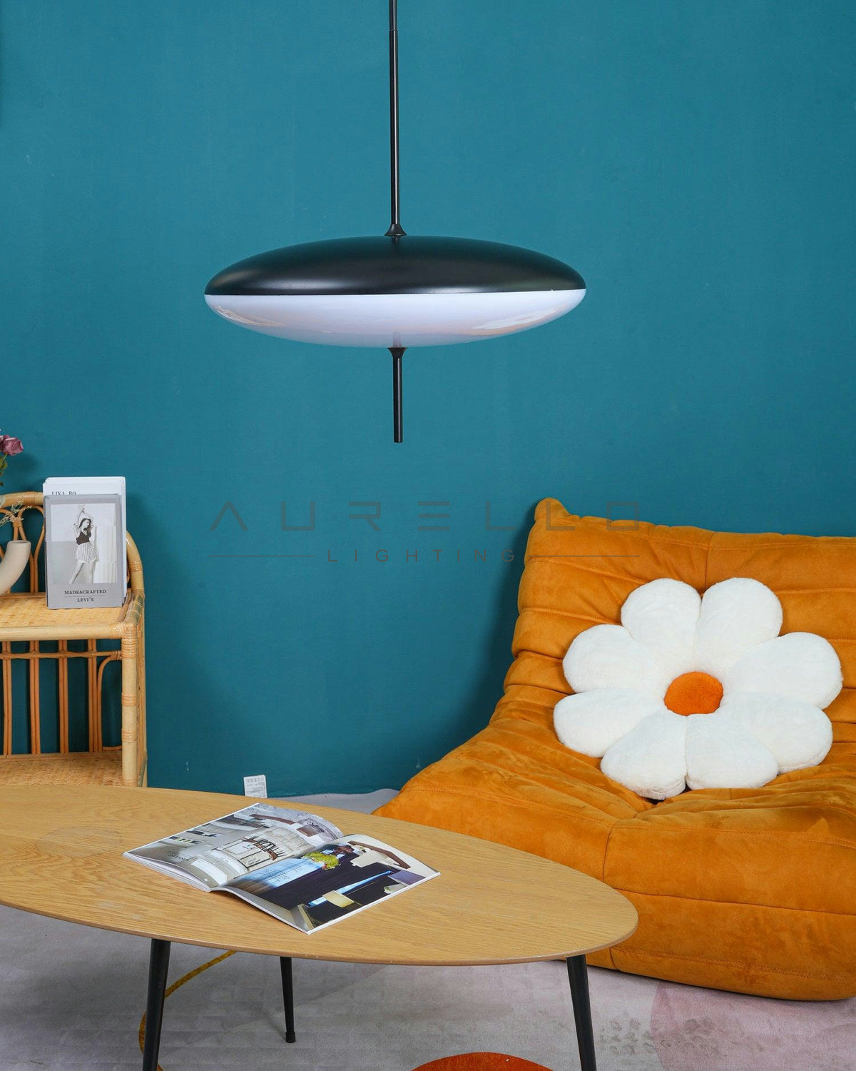 Opal Disc Suspension Lamp