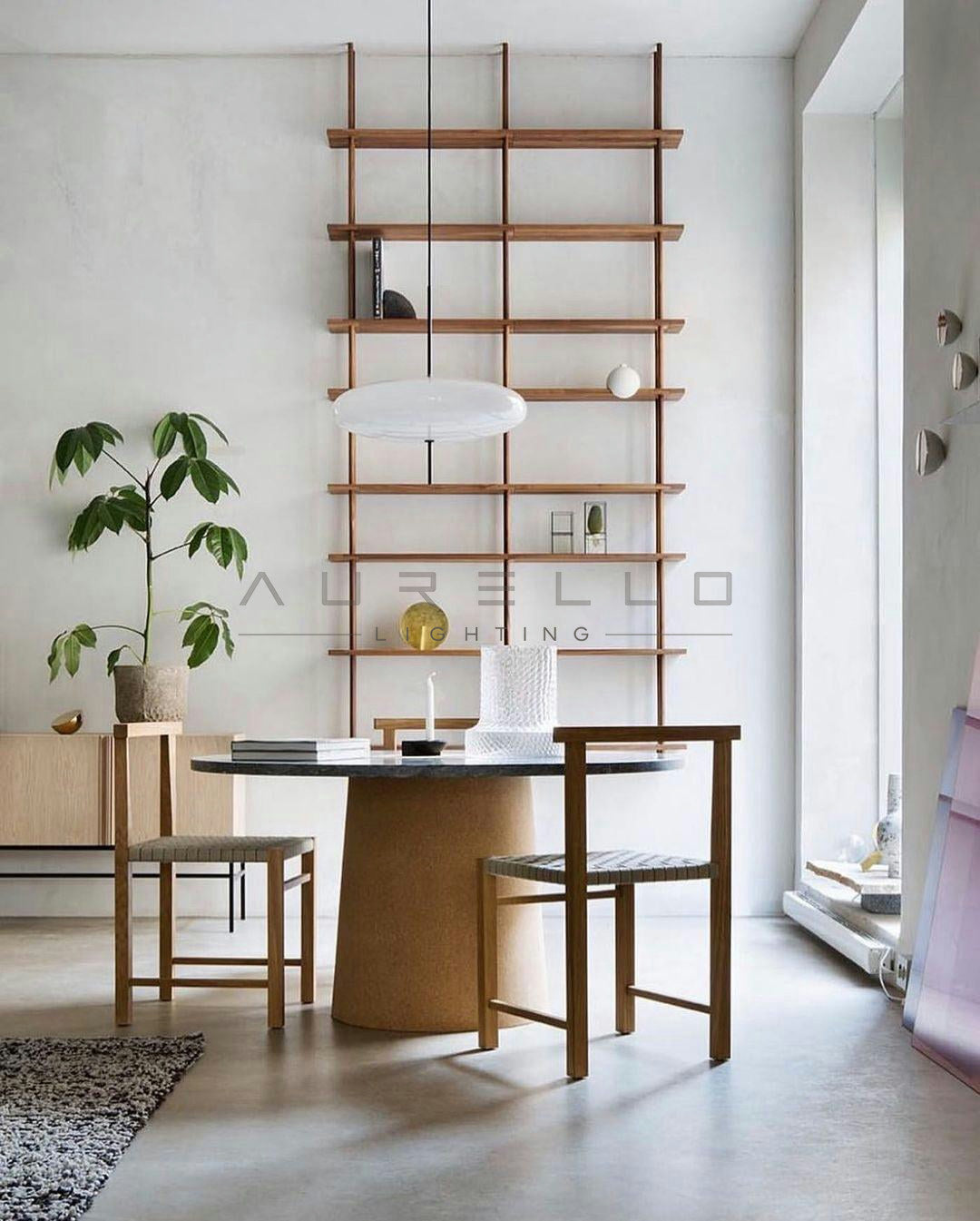 Opal Disc Suspension Lamp