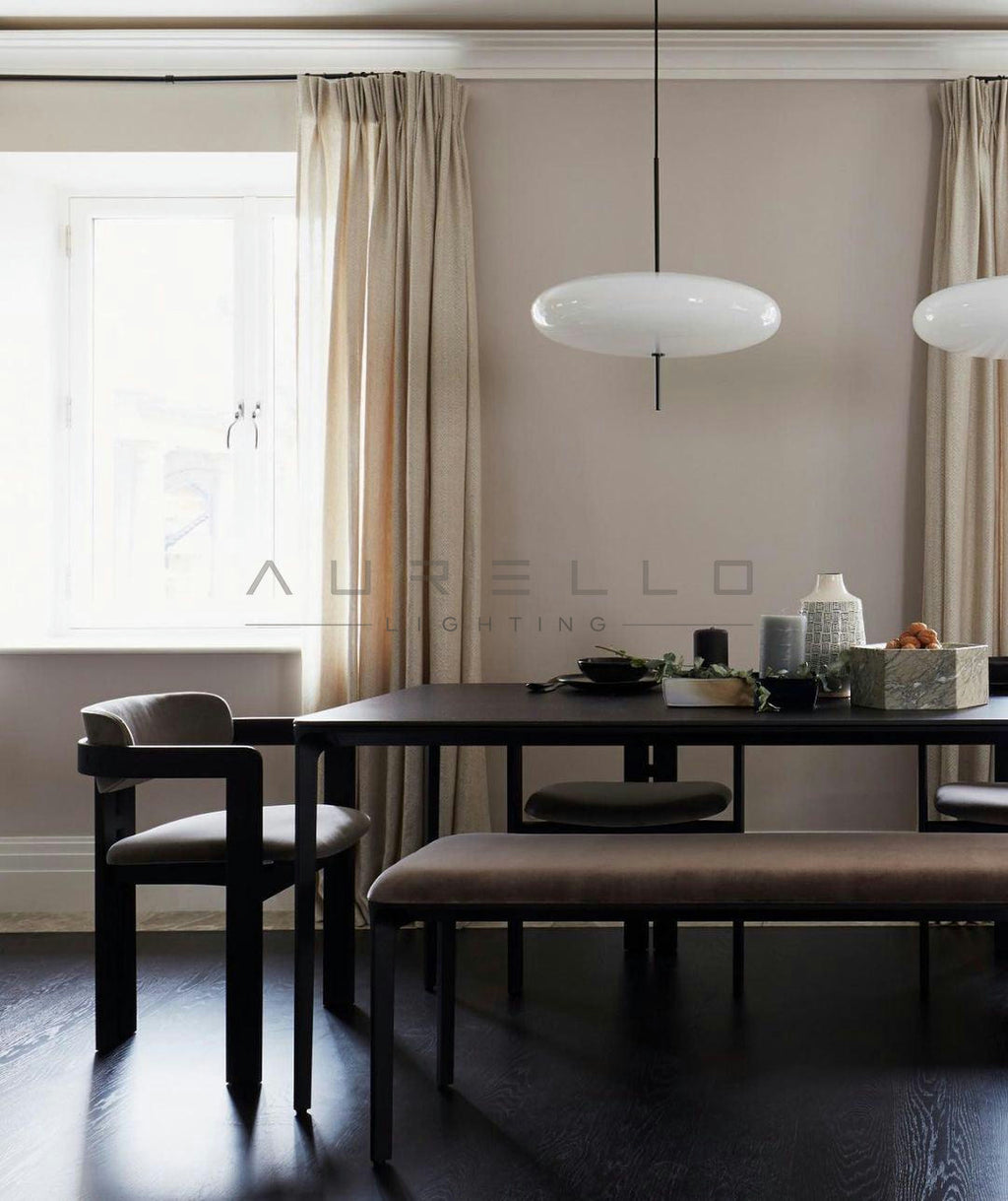 Opal Disc Suspension Lamp