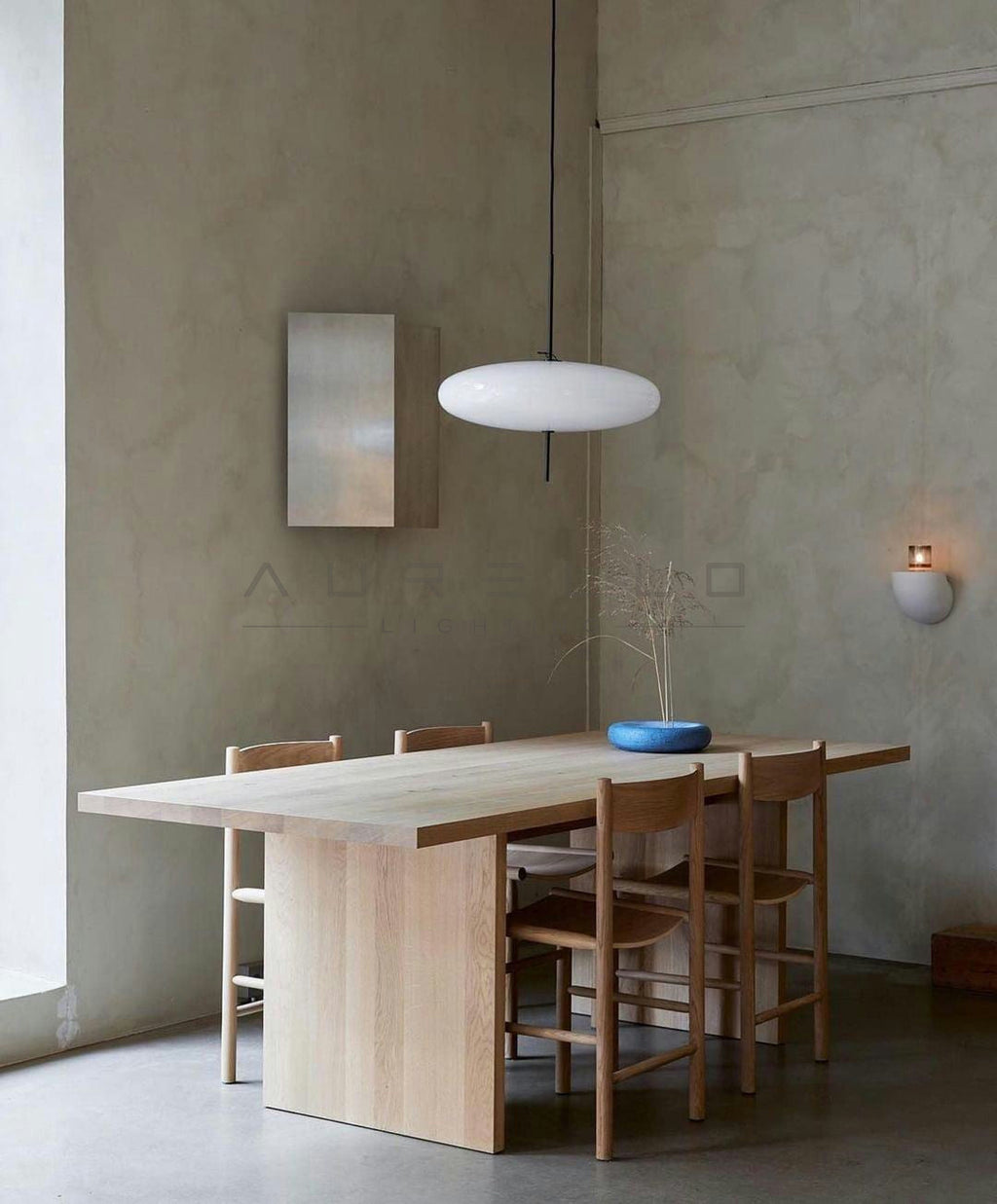 Opal Disc Suspension Lamp