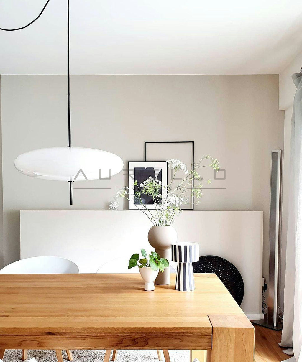Opal Disc Suspension Lamp
