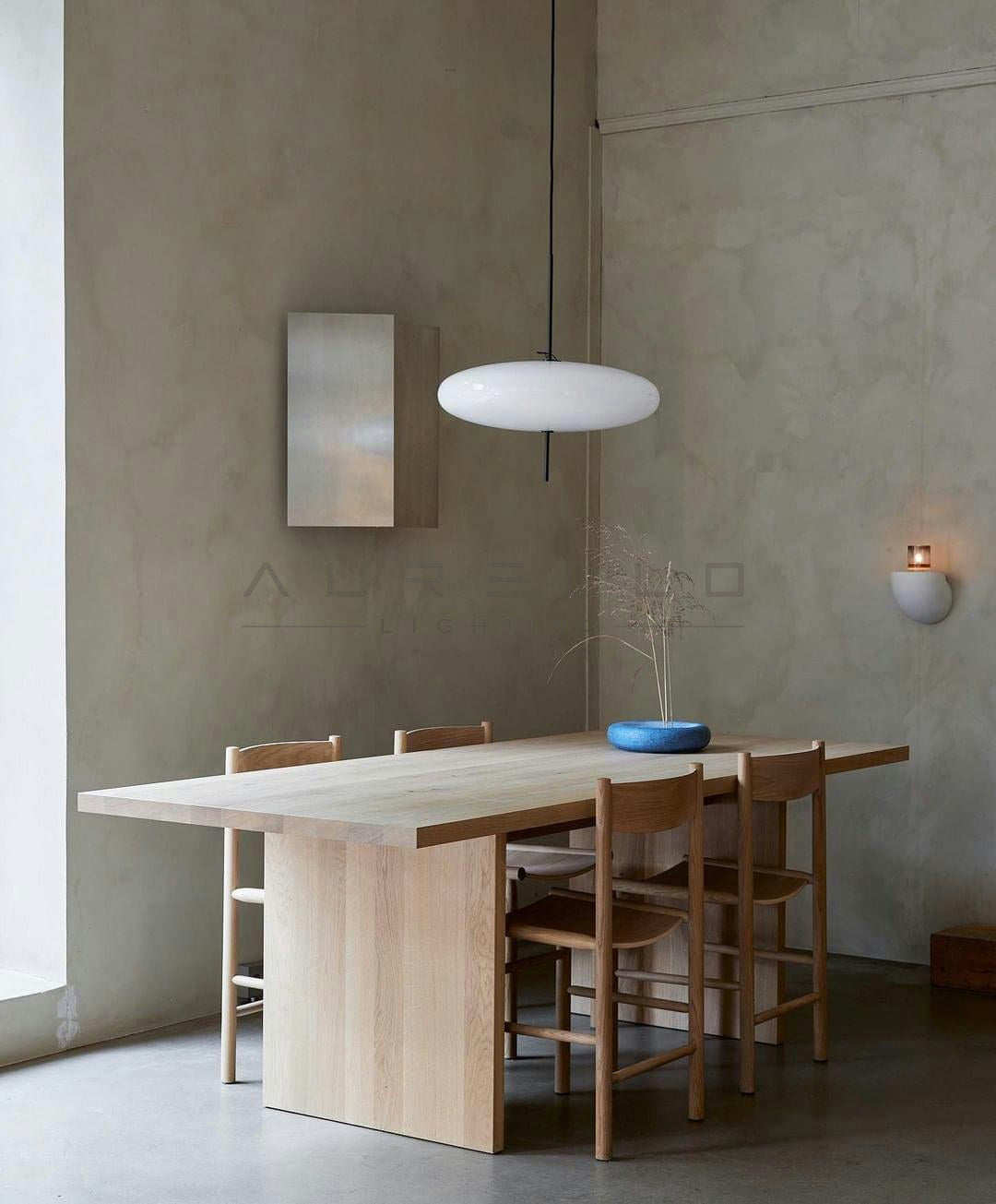 Opal Disc Suspension Lamp