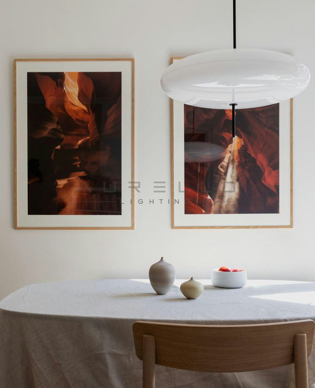 Opal Disc Suspension Lamp