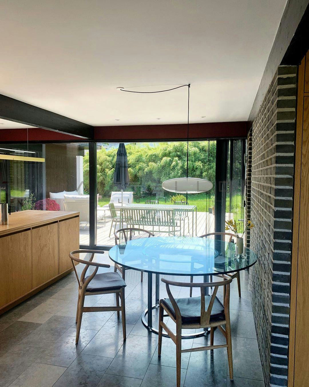 Opal Disc Suspension Lamp
