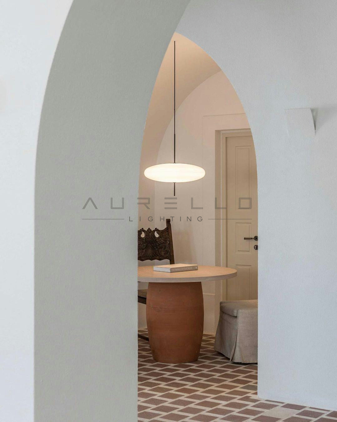 Opal Disc Suspension Lamp