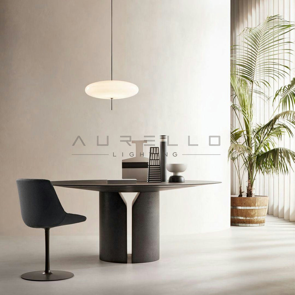 Opal Disc Suspension Lamp