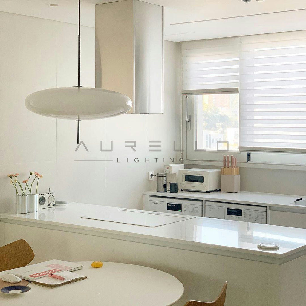 Opal Disc Suspension Lamp