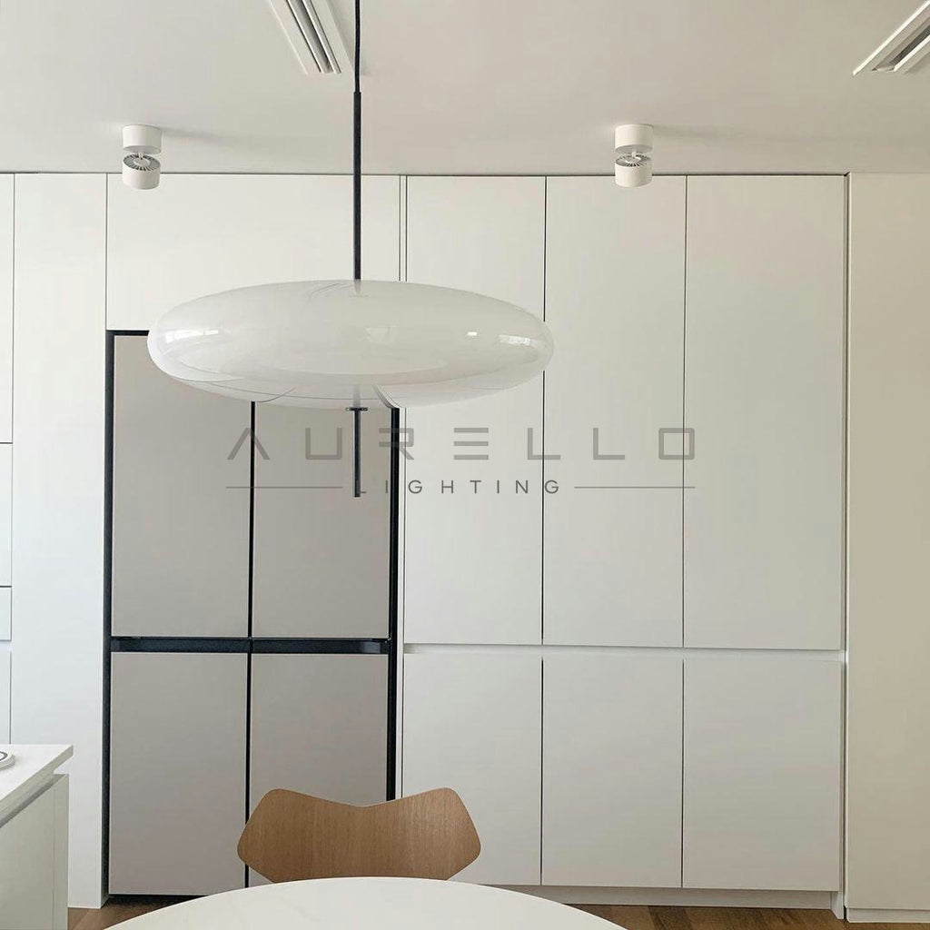 Opal Disc Suspension Lamp
