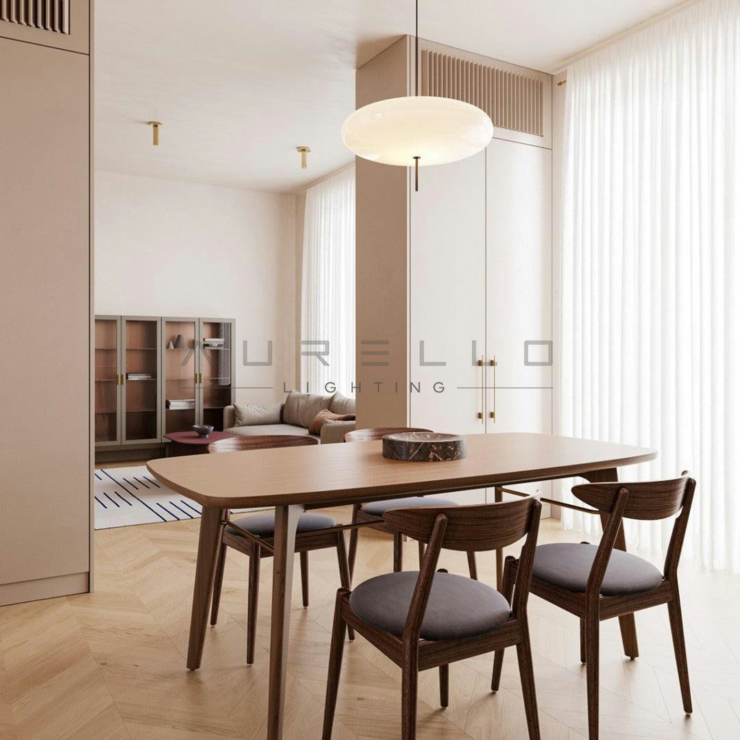 Opal Disc Suspension Lamp
